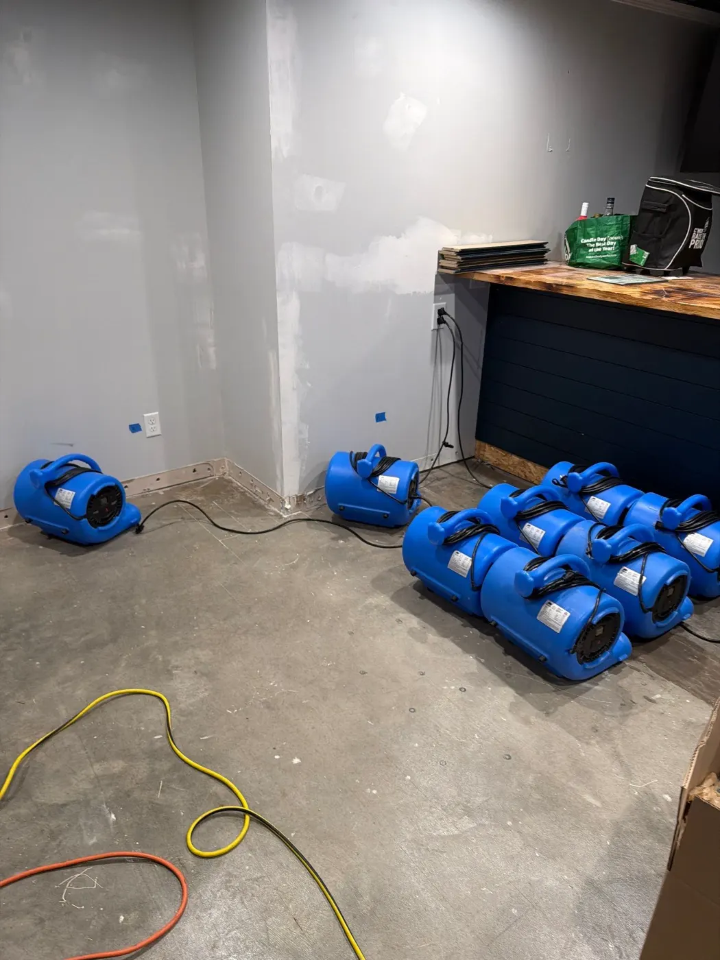 Water damage restoration by Williams Glen Water Restoration near North Crows Nest, IN
